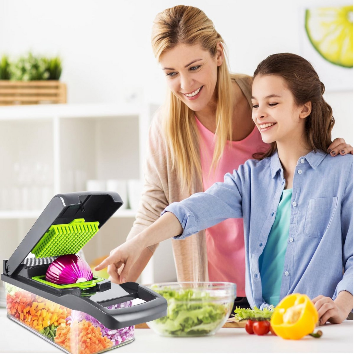 Pack Coupe-légumes multifonctionnel 14 en 1