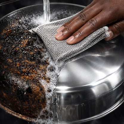 🧽 Pack 10 Chiffons Vaisselle Anti Rayures ( GRILLAGE )